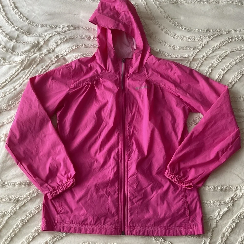 Columbia Vibrant Pink Hooded Jacket XL(14/16)